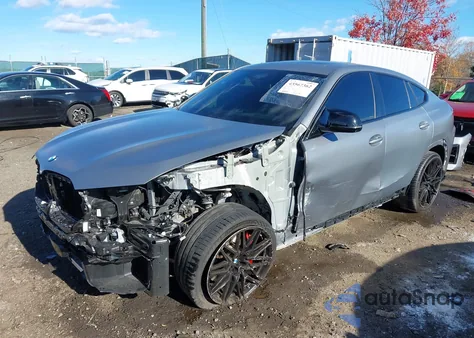 2025 BMW X6 M z USA, uszkodzony, nr VIN 5YM23ET06S9Y70480